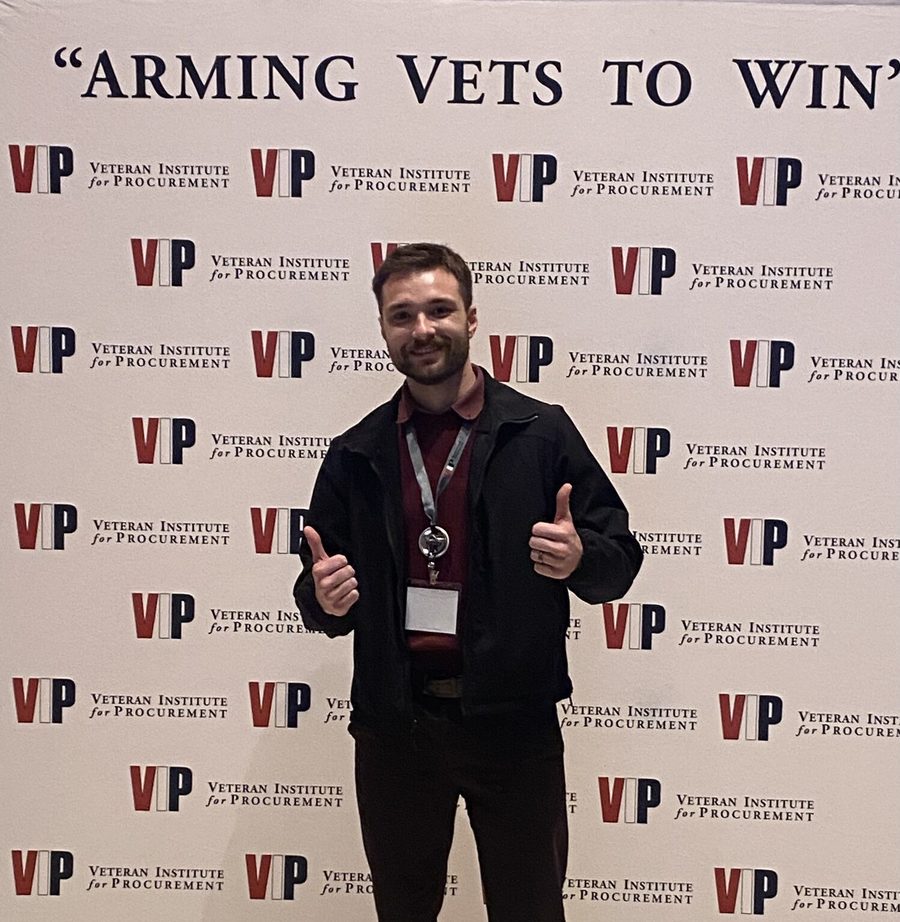 Sam Kensinger at the Veteran Institute for Procurement