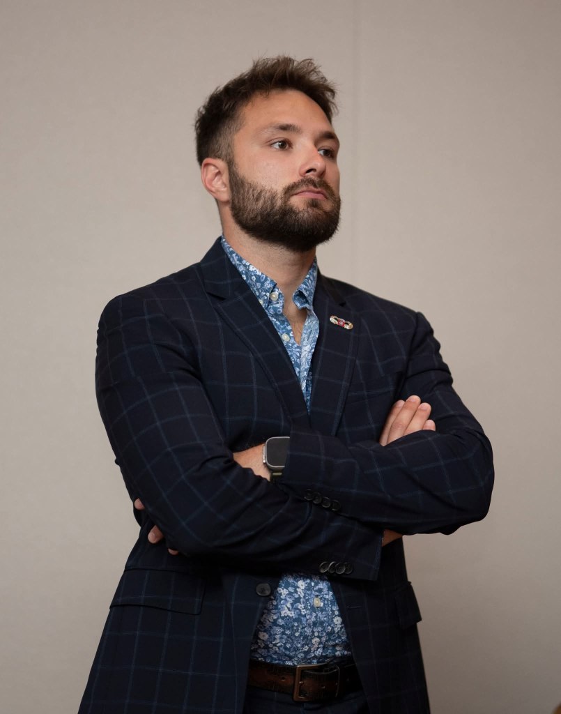 Sam Kensinger observing during a sales training exercise for a large security company based in Pennsylvania